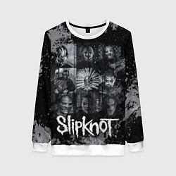 Женский свитшот Slipknot black & white style