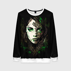 Женский свитшот Готическая девушка Весна