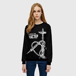 Свитшот женский Дымных дел мастер, цвет: 3D-черный — фото 2