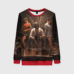 Свитшот женский PUBG игра, цвет: 3D-красный
