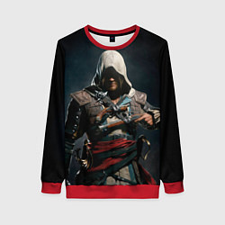 Свитшот женский Assassins Creed 4, цвет: 3D-красный
