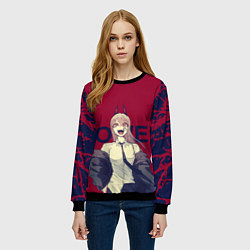 Свитшот женский Сила Пауэр, цвет: 3D-черный — фото 2