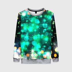 Женский свитшот Космический принт и звездное сияние вселенной