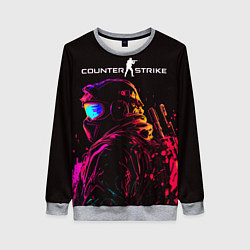 Свитшот женский CS:GO, Art, цвет: 3D-меланж