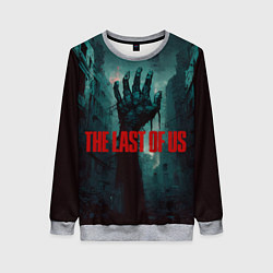 Свитшот женский The last of us dead hand, цвет: 3D-меланж