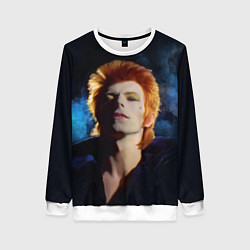 Свитшот женский David Bowie - Jean Genie, цвет: 3D-белый