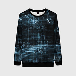 Свитшот женский Формулы подсказки, цвет: 3D-черный