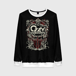 Свитшот женский Ozzy Osbourne logo, цвет: 3D-белый