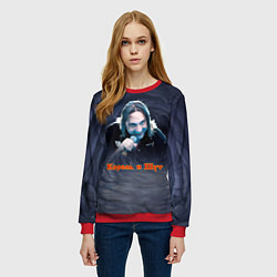 Свитшот женский Михаил Горшенев КиШ, цвет: 3D-красный — фото 2