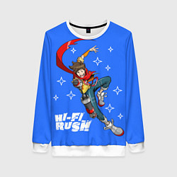 Женский свитшот Меломан Чай - Hi fi rush