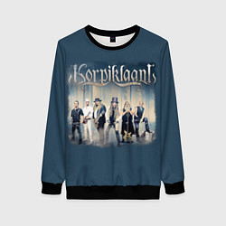Свитшот женский Korpiklaani pine woods, цвет: 3D-черный
