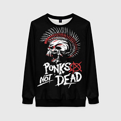 Женский свитшот Punks not dead - анархия