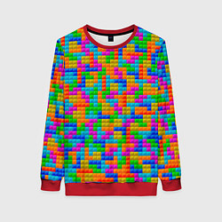 Женский свитшот Крупные блоки Тетрис