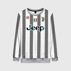 Свитшот женский Ювентус форма 2223 домашняя, цвет: 3D-меланж