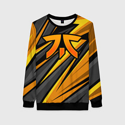 Свитшот женский Fnatic - киберспорт желтый, цвет: 3D-черный