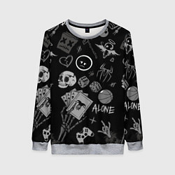 Свитшот женский Sad art, цвет: 3D-меланж
