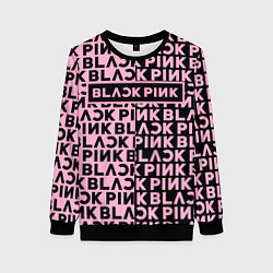 Женский свитшот Blackpink - pink text