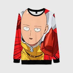 Свитшот женский Saitama big, цвет: 3D-черный