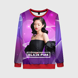 Свитшот женский BlackPink Jennie, цвет: 3D-красный