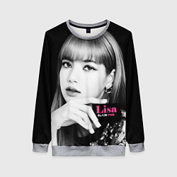 Женский свитшот Blackpink Lisa Business card