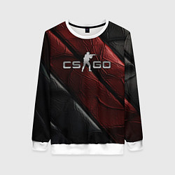 Женский свитшот CS GO dark red texture