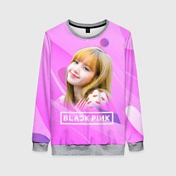 Женский свитшот Blackpink Lisa pink