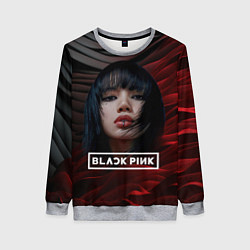 Женский свитшот Blackpink red and black