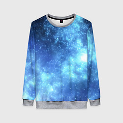 Женский свитшот Яркие звёзды в космосе