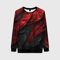 Женский свитшот Red black texture