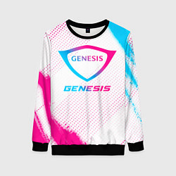 Свитшот женский Genesis neon gradient style, цвет: 3D-черный