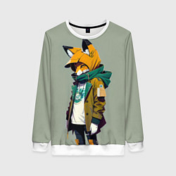 Женский свитшот Молодая лисичка - городской стиль