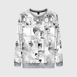 Женский свитшот Моя любовь 999 уровня к Ямаде - манга