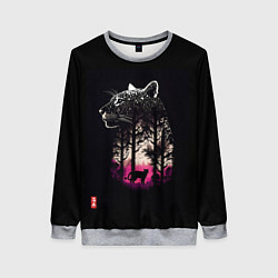 Свитшот женский Природная благодать - Пума, цвет: 3D-меланж