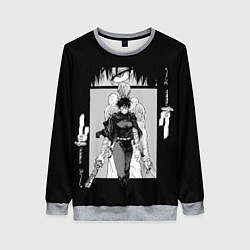 Свитшот женский Крутая Маки - Магическая битва, цвет: 3D-меланж