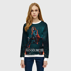 Свитшот женский Мистер Дамп Vampire the masquerade bloodlines 2, цвет: 3D-белый — фото 2