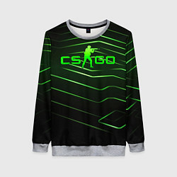 Свитшот женский CS GO dark green, цвет: 3D-меланж