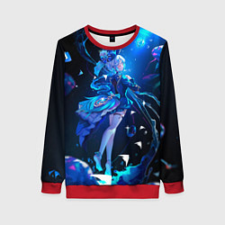Свитшот женский Фурина Геншин Импакт, цвет: 3D-красный