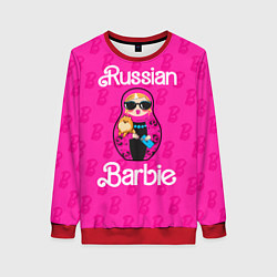 Свитшот женский Barbie russian, цвет: 3D-красный