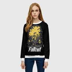 Свитшот женский Fallout boys, цвет: 3D-белый — фото 2