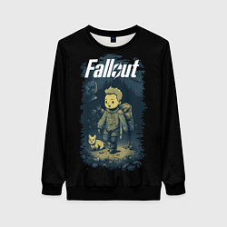 Свитшот женский Fallout boy, цвет: 3D-черный