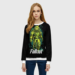 Свитшот женский Fallout poster game, цвет: 3D-белый — фото 2