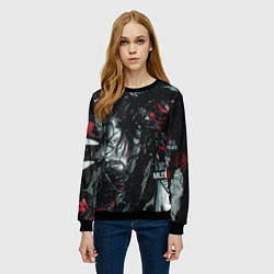 Свитшот женский Vagabond Мусаси Миямото, цвет: 3D-черный — фото 2