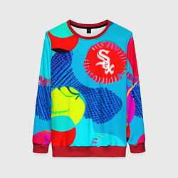 Свитшот женский Chicago White Sox - baseball team, цвет: 3D-красный