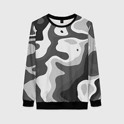 Женский свитшот Абстракция тёмно-серая