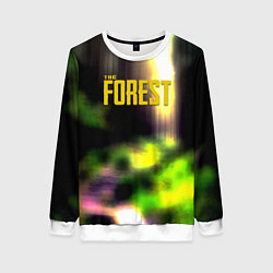 Свитшот женский The forest game, цвет: 3D-белый