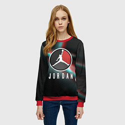 Свитшот женский Nba jordan sport, цвет: 3D-красный — фото 2