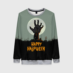 Женский свитшот Halloween - рука мертвеца