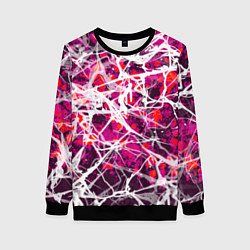 Женский свитшот Абстракция - черная вдова