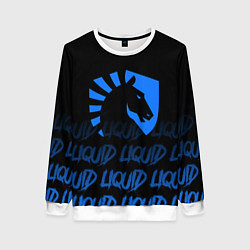 Свитшот женский Team Liquid style, цвет: 3D-белый
