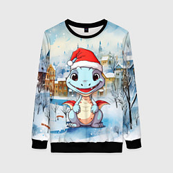 Женский свитшот Новогодний дракон 2024